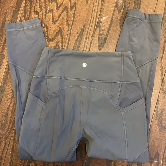 LULULEMON All The Right places crop II 23”inseam gray size 6 - Picture 7 of 7
